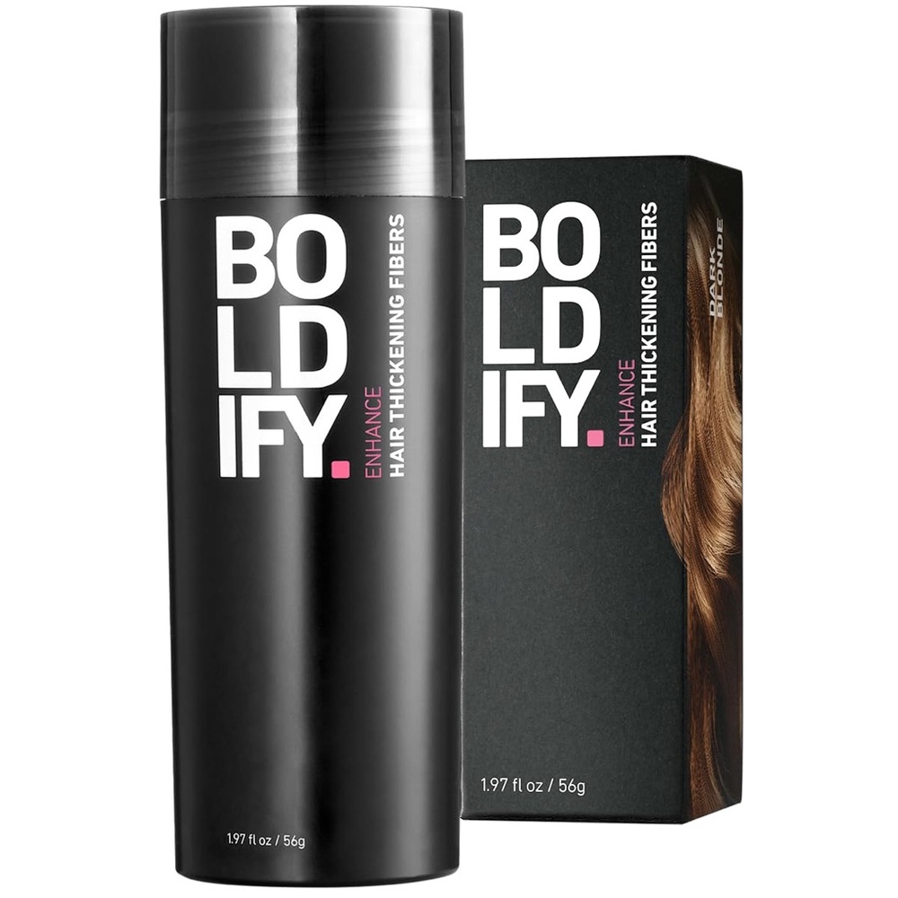 Dark Blonde BOLDIFY Hair Fibers (56g) Thicker & Fuller Look 4 Thinning Hair
